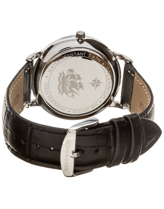 Greenwich Greenwich Bell GW 021.12.18 кварцевые мужские часы часы крупный план зеленый циферблата